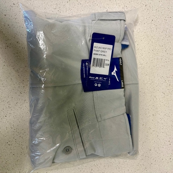 NWT Mizuno Men's MVP Pro Baseball Pants | Adult Large - Picture 2 of 3